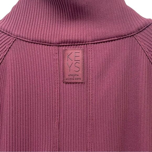 NWT Athleta x Alicia Keys Size Large Goddess Bodysuit Jumpsuit in Maroon NEW - Picture 10 of 16